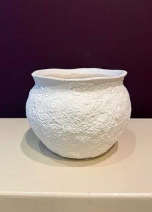 Cachepô orgânico branco