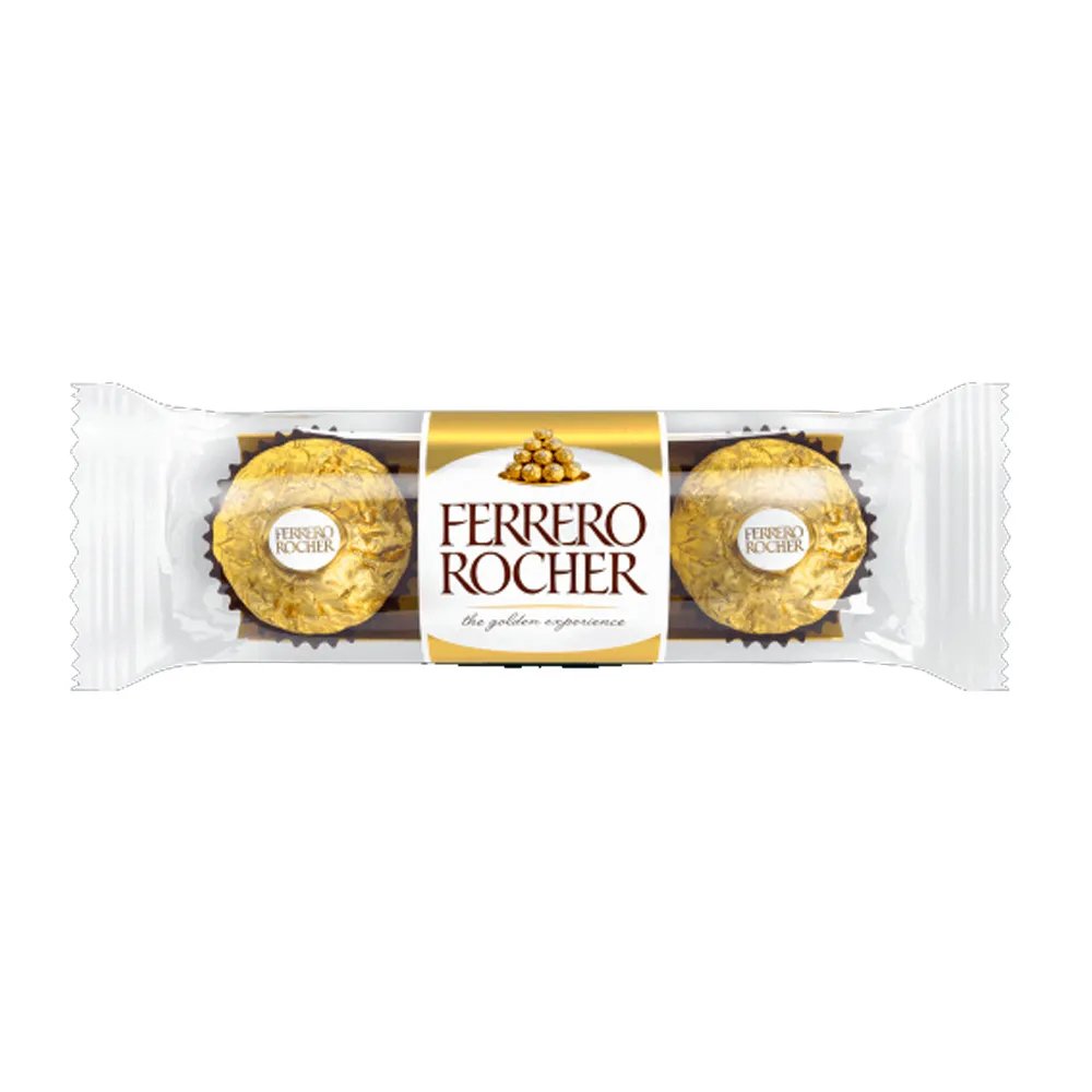 Bombom Ferrero Rocher 37,5g com 3 Unidades